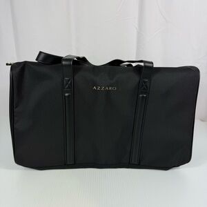 Azzaro Parfums Black Weekender Bag 25 Travel Gym Tote 20 x 12 x 8 Polyester